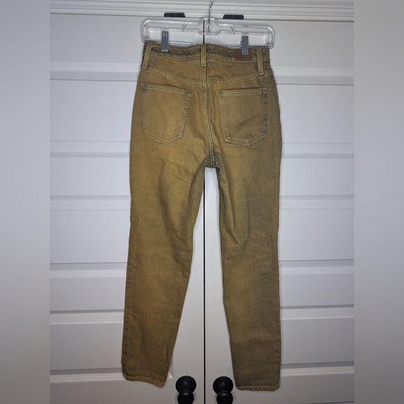 BDG Womens US 26 Mom High Rise Orange/Gold Acid Wash Jeans Preowned - Picture 2 of 13